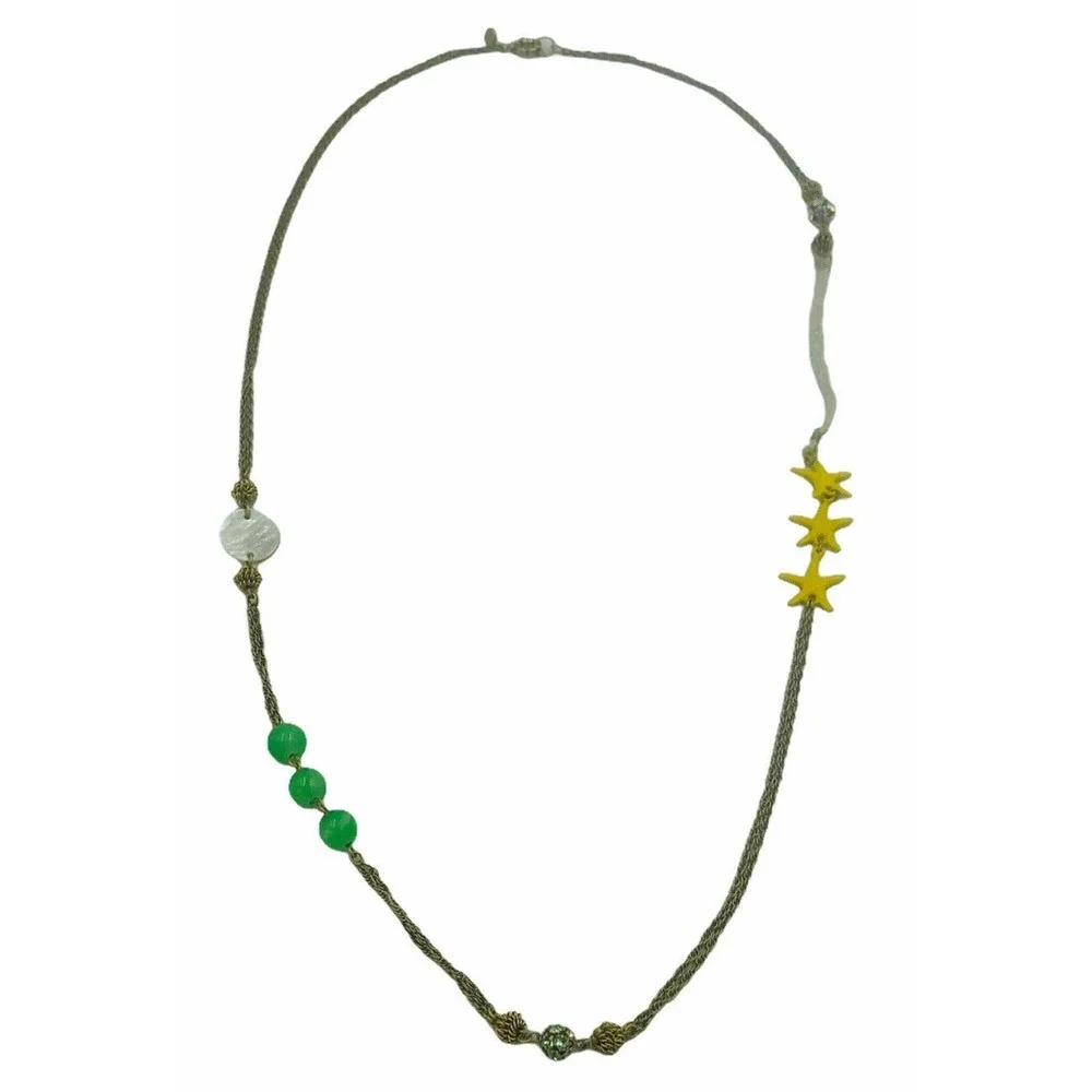 J. CREW Nautical Starfish Necklace Beads